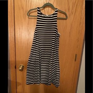 Black and White Stripped Summer Dress